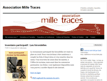 Tablet Screenshot of mille-traces.org